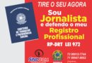 tirar o meu registro profissional de jornalista